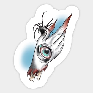 Creepy hand Sticker